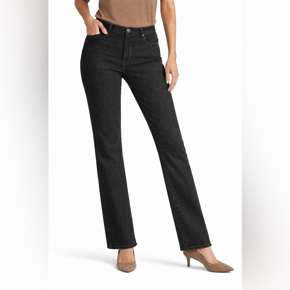 Simon Chang Black Straight Leg Jeans